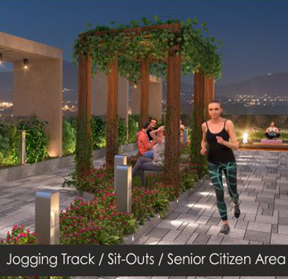 Jogging Track / Sit-Outs / Senior Citizen Area